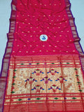 Double Pallu Paithani - 100 % Pure Silk Handloom Saree DPP1 A80