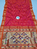 Double Pallu Paithani - 100 % Pure Silk Handloom Saree DPP1 A81