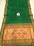Double Pallu Paithani - 100 % Pure Silk Handloom Saree DPP1 A85