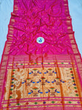 Double Pallu Paithani - 100 % Pure Silk Handloom Saree DPP1 A91
