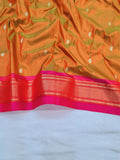 Double Pallu Paithani - 100 % Pure Silk Handloom Saree DPP1 A93