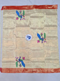 Paithani Blouse Piece - 100 % Pure Silk + Zari & Handmade PPB1