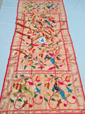 Sharanya Paithani Dupatta Red Golden NB53 G