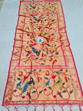 Sharanya Paithani Dupatta - Pink Golden NB53 H