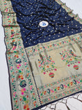 Vandita Big Border Paithani Saree Super Soft- BBZ4 C