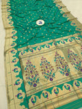 Mayura Semi Paithani Saree-  MK13 B