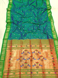 Double Pallu Paithani - 100 % Pure Silk Handloom Saree DPP1 A102