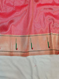 Madhu Tissue Lining Single Muniya Paithani Saree- MK14 D