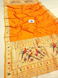 Shankari Paithani Dupatta - Golden Zari Weaving NB62 A