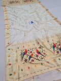 Shankari Paithani Dupatta - Golden Zari Weaving NB62 B