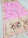 Shankari Paithani Dupatta - Golden Zari Weaving NB62 D