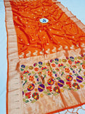 Paithani Dupatta - Golden Zari Weaving NB 11 J