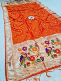 Paithani Dupatta - Golden Zari Weaving NB 11 I