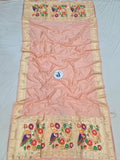 Paithani Dupatta - Golden Zari Weaving NB 11 H