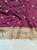 Hamsa Single Muniya Paithani Saree- MA6 C