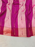 Single Muniya Pure Paithani - 100 % Pure Silk & Handwoen saree