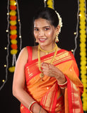 Double Pallu Paithani - 100 % Pure Silk Handloom Saree DPP1 A39