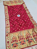Shankari Paithani Dupatta - Golden Zari Weaving NB35 I