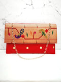 Paithani Purse Mor Popat Red PR1 A92