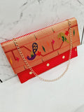 Paithani Purse Mor Popat Red PR1 A92