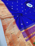Triple Muniya Paithani - 100 % Natural Silk & Handmade saree