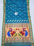 Fancy pallu Paithani - 100 % Natural Silk & Handmade saree