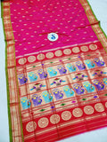Tissue Padar Paithani - 100 % Pure Silk & Handmade saree