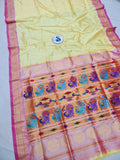 Tissue Padar Paithani - 100 % Pure Silk & Handmade saree