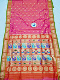 Tissue Padar Paithani - 100 % Pure Silk & Handmade saree