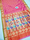 Tissue Padar Paithani - 100 % Pure Silk & Handmade saree