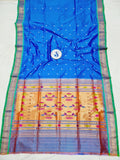 Double Pallu Paithani - 100 % Pure Silk Handloom Saree DPP1 A31