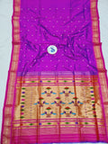 Double Pallu Paithani - 100 % Pure Silk Handloom Saree DPP1 A34