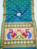 Fancy pallu Paithani - 100 % Natural Silk & Handmade saree