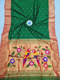 Triple Muniya Paithani - 100 % Natural Silk & Handmade saree