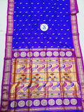 Tissue Padar Paithani - 100 % Pure Silk & Handmade saree