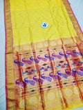 Tissue Padar Paithani - 100 % Pure Silk & Handmade saree