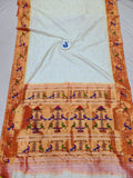 Mor Popat Brocket Pure Paithani Saree - 100 % Pure Silk & Handmade saree