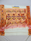 Mor Popat Brocket Pure Paithani Saree - 100 % Pure Silk & Handmade saree