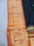 Triple Muniya Paithani - 100 % Pure Silk & Handmade saree