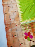 Triple Muniya Paithani - 100 % Pure Silk & Handmade saree