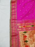 Double Pallu Paithani - 100 % Pure Silk Handloom Saree DPP1 A40
