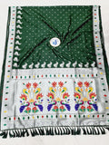Shankari Nauvari Semi Paithani saree- 9 yards, Soft