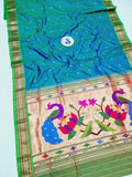 Fancy pallu Paithani - 100 % Natural Silk & Handmade saree