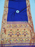 Mor Popat Brocket Pure Paithani Saree - 100 % Pure Silk & Handmade saree