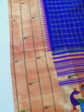 Triple Muniya Paithani - 100 % Natural Silk & Handmade saree