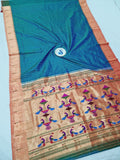 Single Muniya Paithani - 100 % Pure Silk & Handmade saree