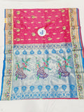 Vindhya 9 Yard Semi Paithani Saree- Nauvari PC12 C