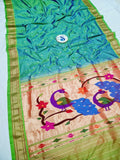 Fancy pallu Paithani - 100 % Natural Silk & Handmade saree