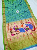 Fancy pallu Paithani - 100 % Natural Silk & Handmade saree