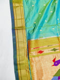 Fancy pallu Paithani- 100 % Natural Silk & Handmade saree
